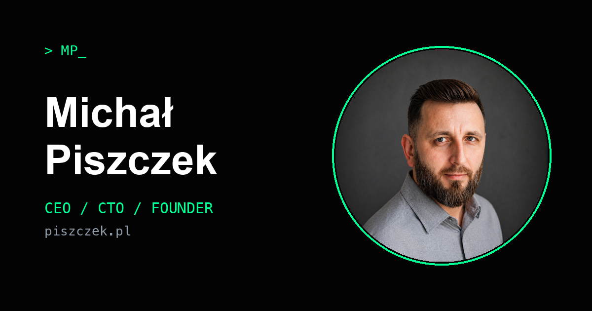 Michał Piszczek — brand card